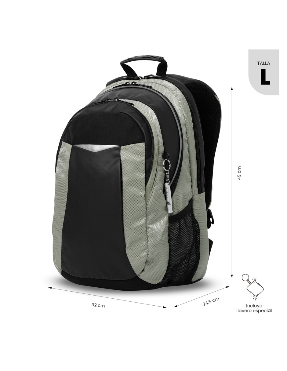 Mochila con portalaptop Totto Teck 3.0 L para hombre
