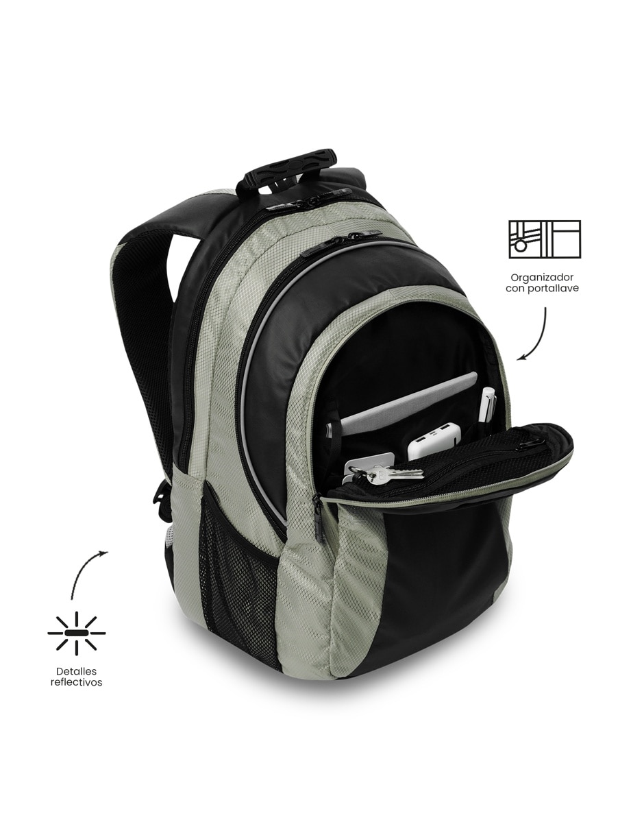 Mochila con portalaptop Totto Teck 3.0 L para hombre