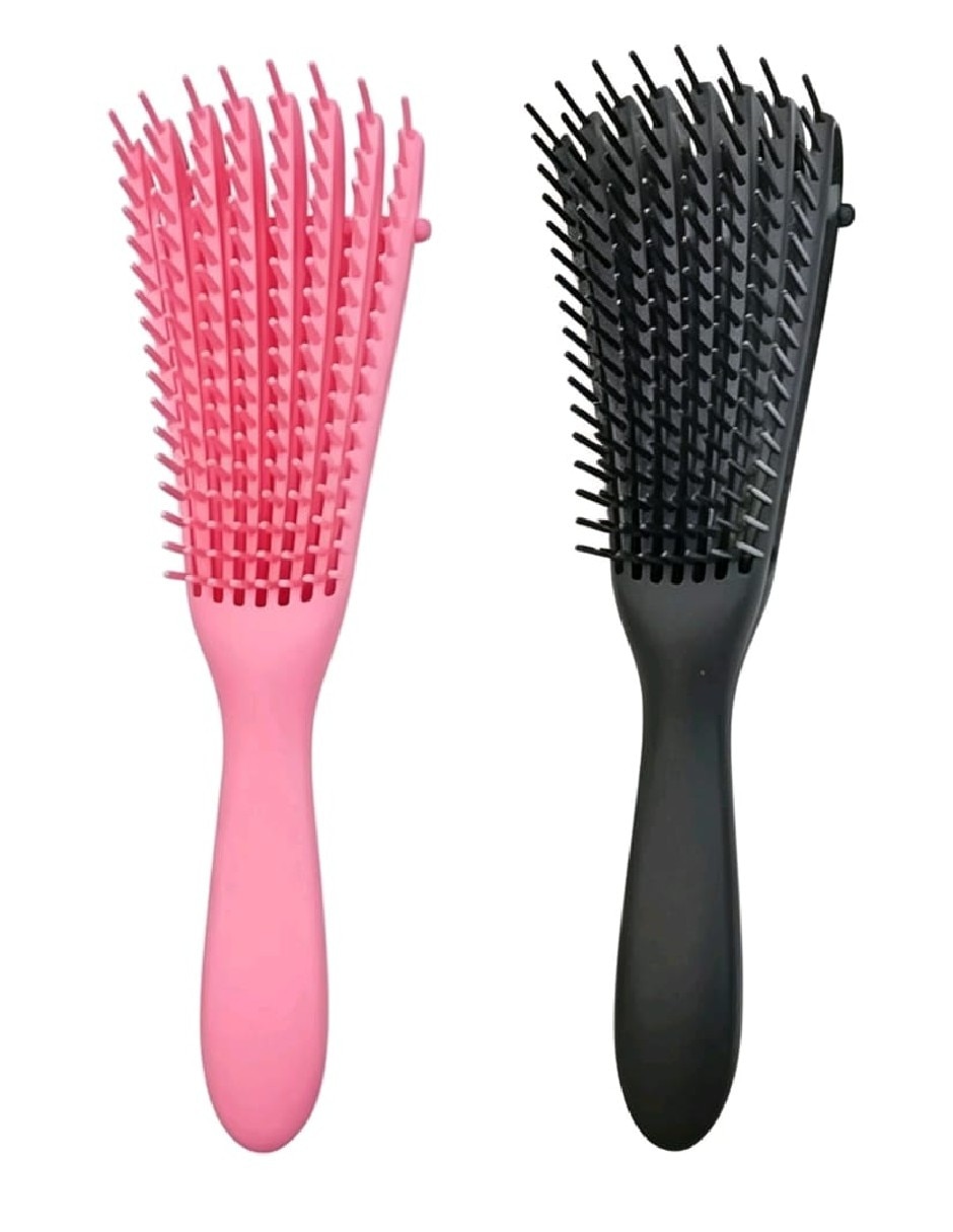 Cepillo para cabello de plástico