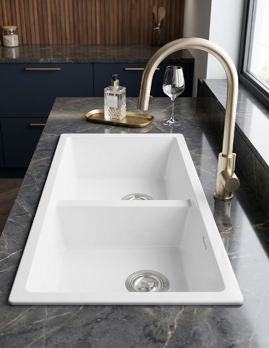Fregadero de acero inoxidable CS813457W 4