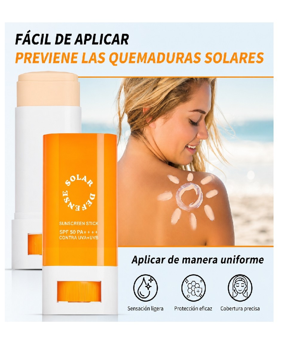 Protector solar FPS 50+ Protector solar en barra FPS 50+ 20 g GENÉRICA PROTECTORES SOLARES