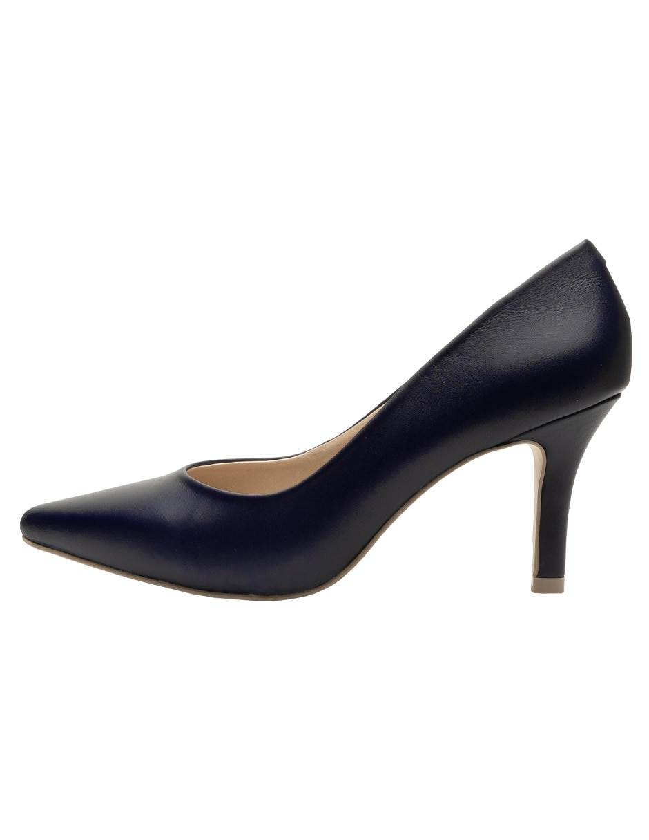 Zapatilla de piel