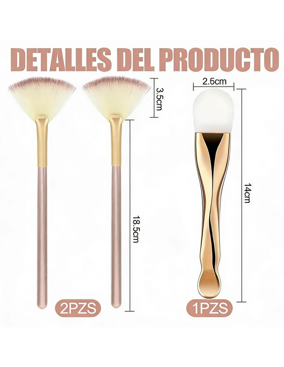 Set de brochas GENÉRICA BROCHAS de MAQUILLAJE