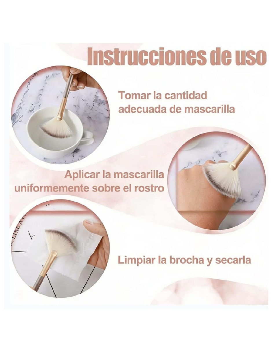 Set de brochas GENÉRICA BROCHAS de MAQUILLAJE