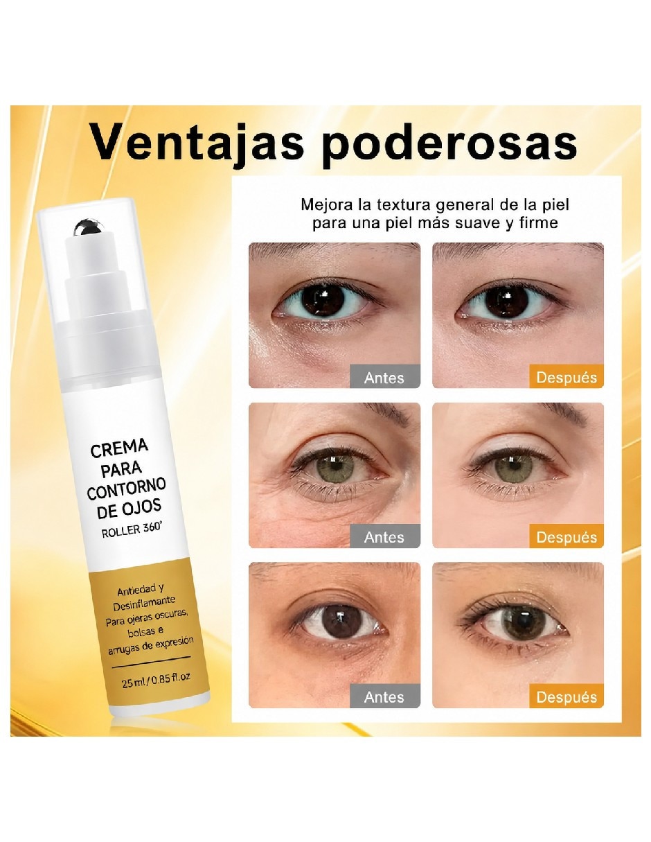 Sérum antiedad dúo contorno de ojos con retinol Genérica todo tipo piel