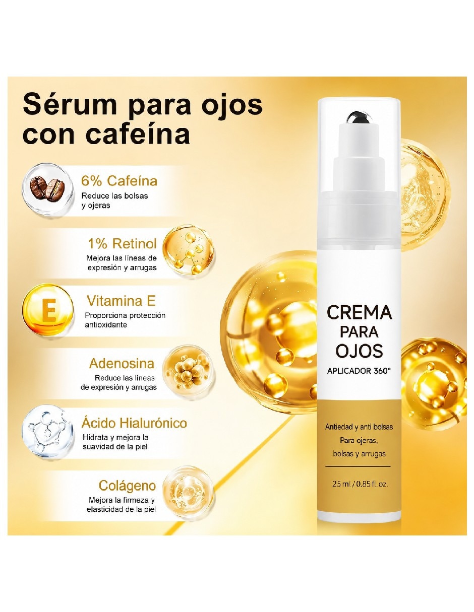 Sérum antiedad dúo contorno de ojos con retinol Genérica todo tipo piel
