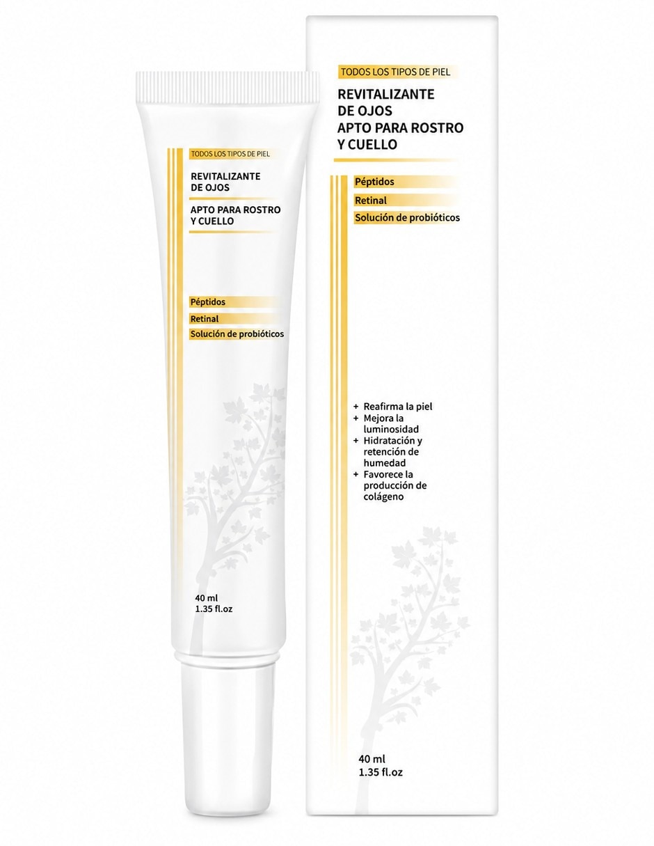 Crema para contorno de ojos recomendada para olsas y ojeras día y noche Genérica todo tipo piel