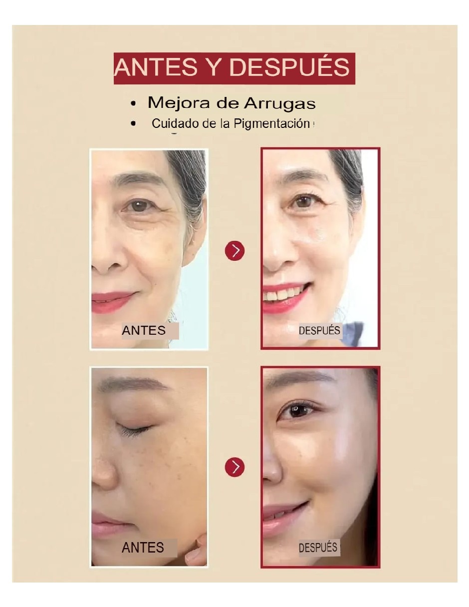Sérum antioxidante facial Sérum facial con Retinal liposome y extracto de ginsgeng todo tipo de piel 3