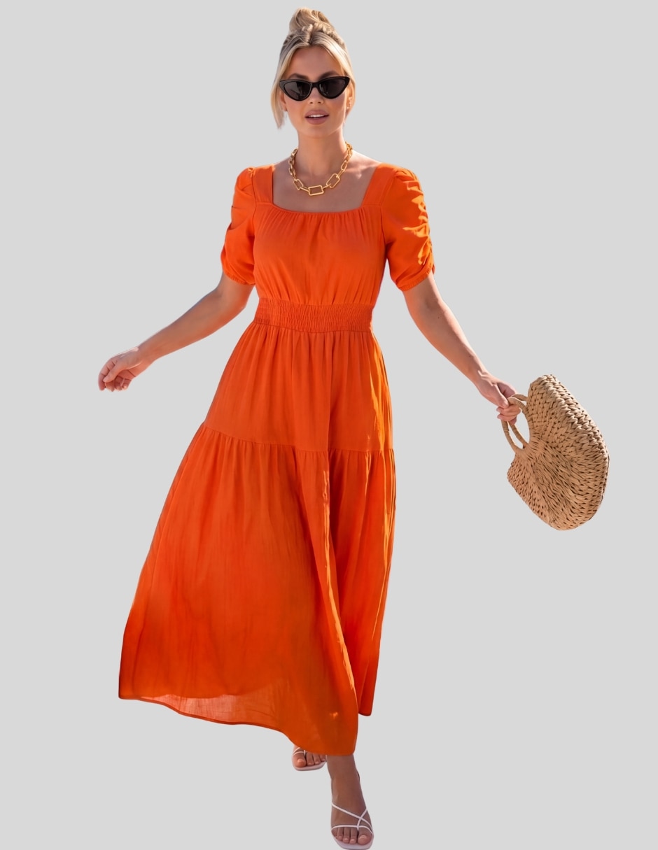 Vestido midi Malabis para mujer