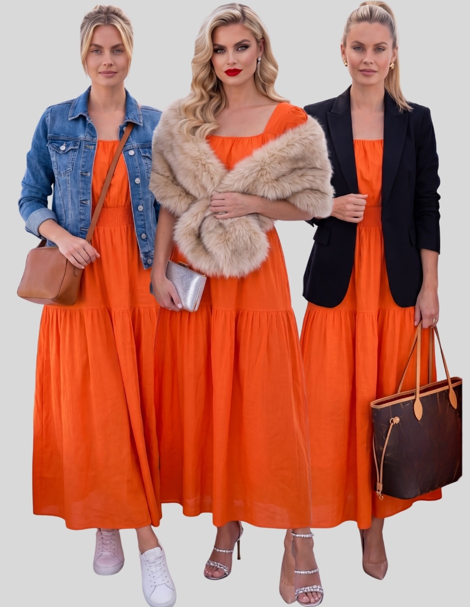 Vestido midi Malabis para mujer