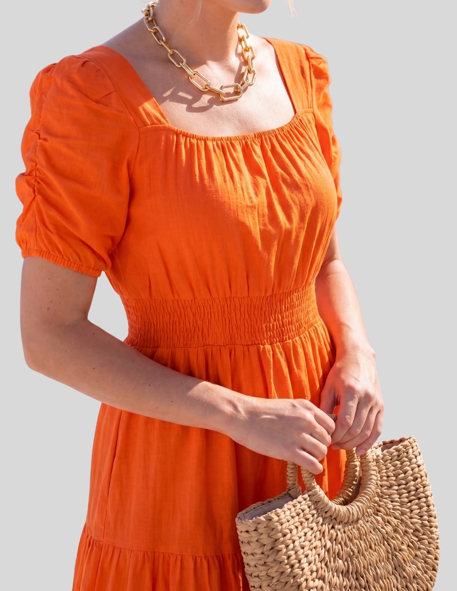 Vestido midi Malabis para mujer