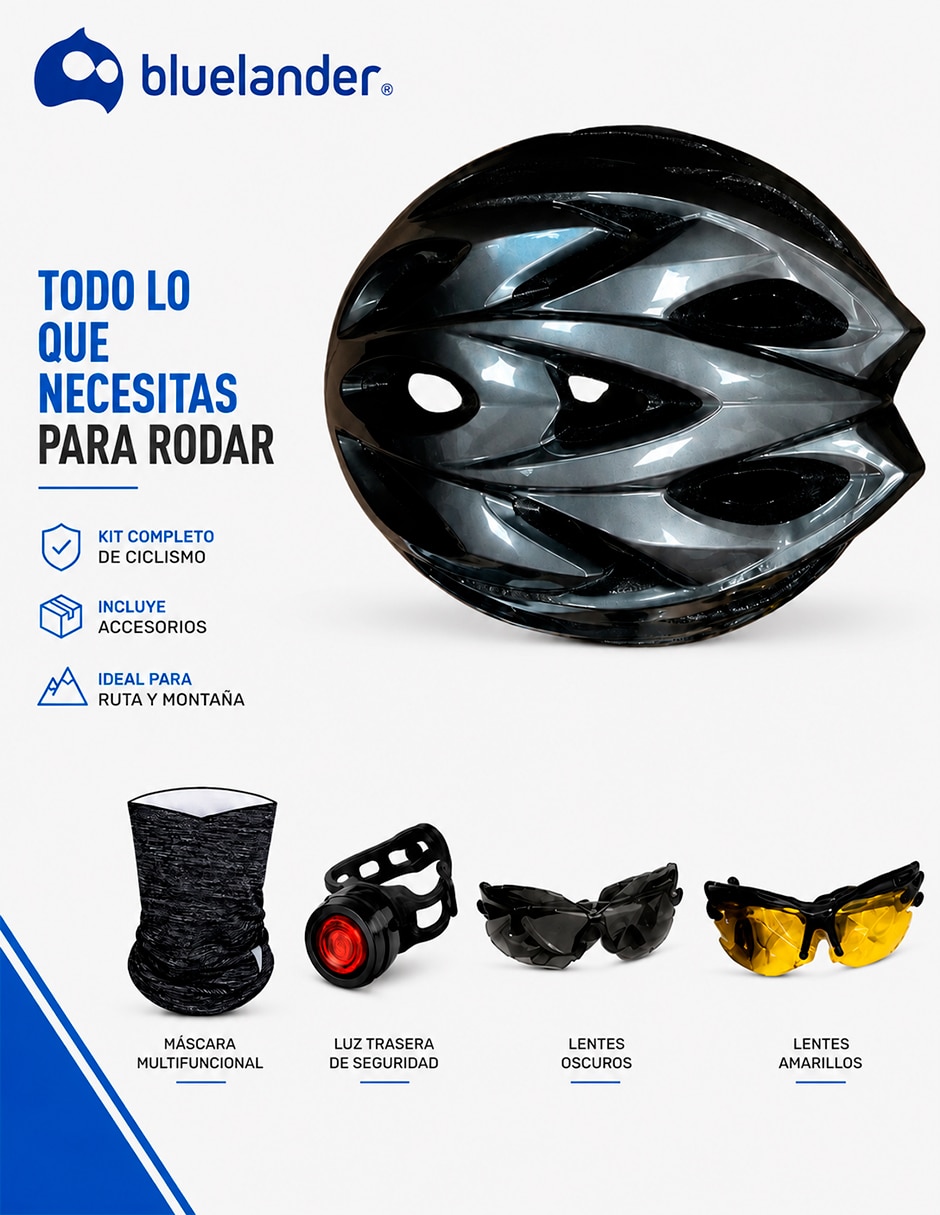 Casco Medio casco para Ciclismo BLUELANDER unisex