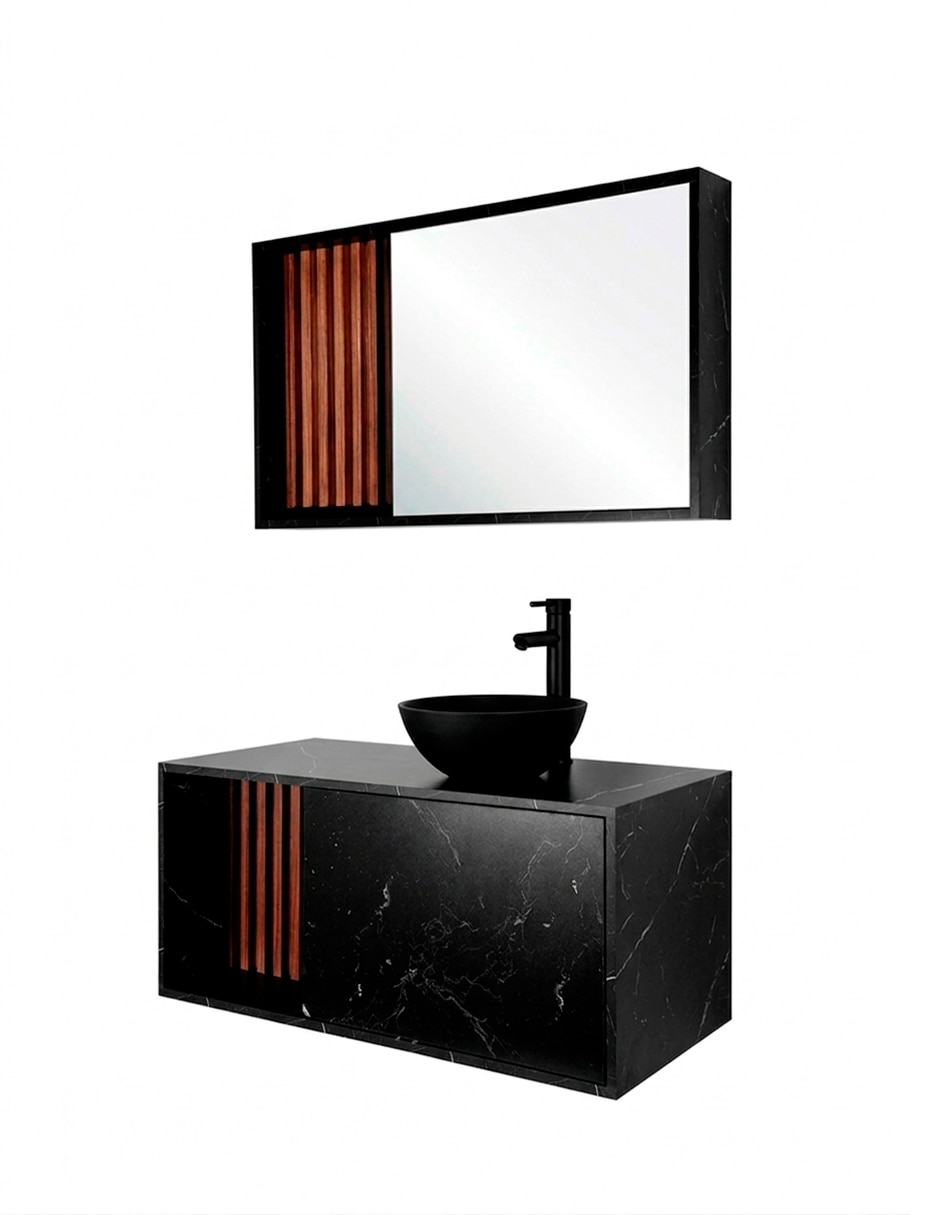 Gabinete armable Leone Decomobil de MDF y melamina
