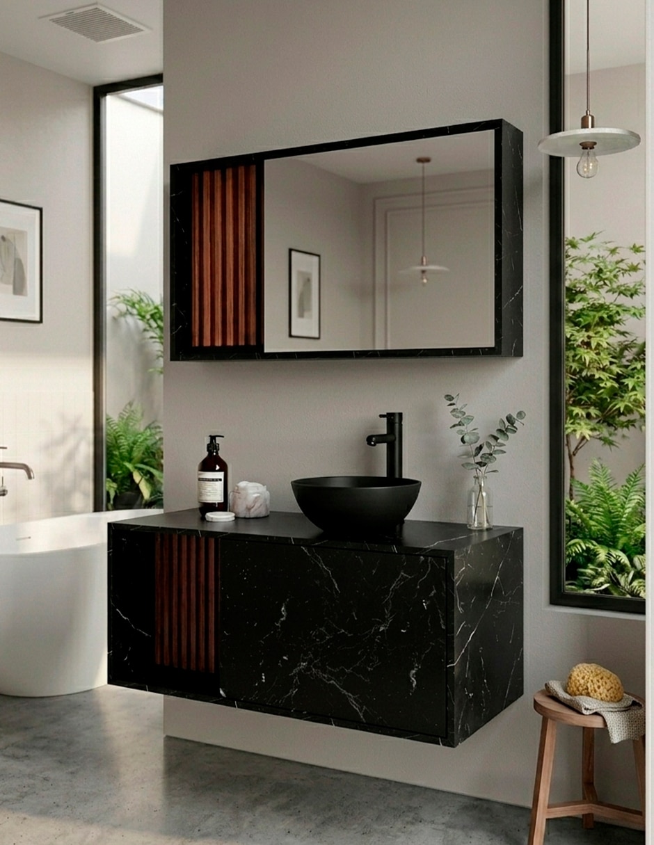 Gabinete armable Leone Decomobil de MDF y melamina