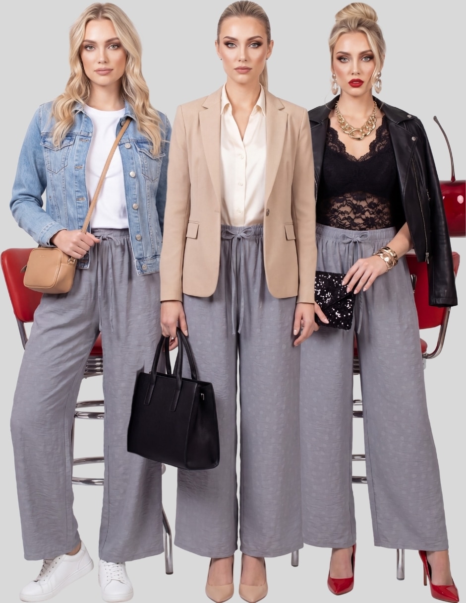 Pantalón Regular MALABIS Pantalón Palazzo para Mujer Recto para mujer