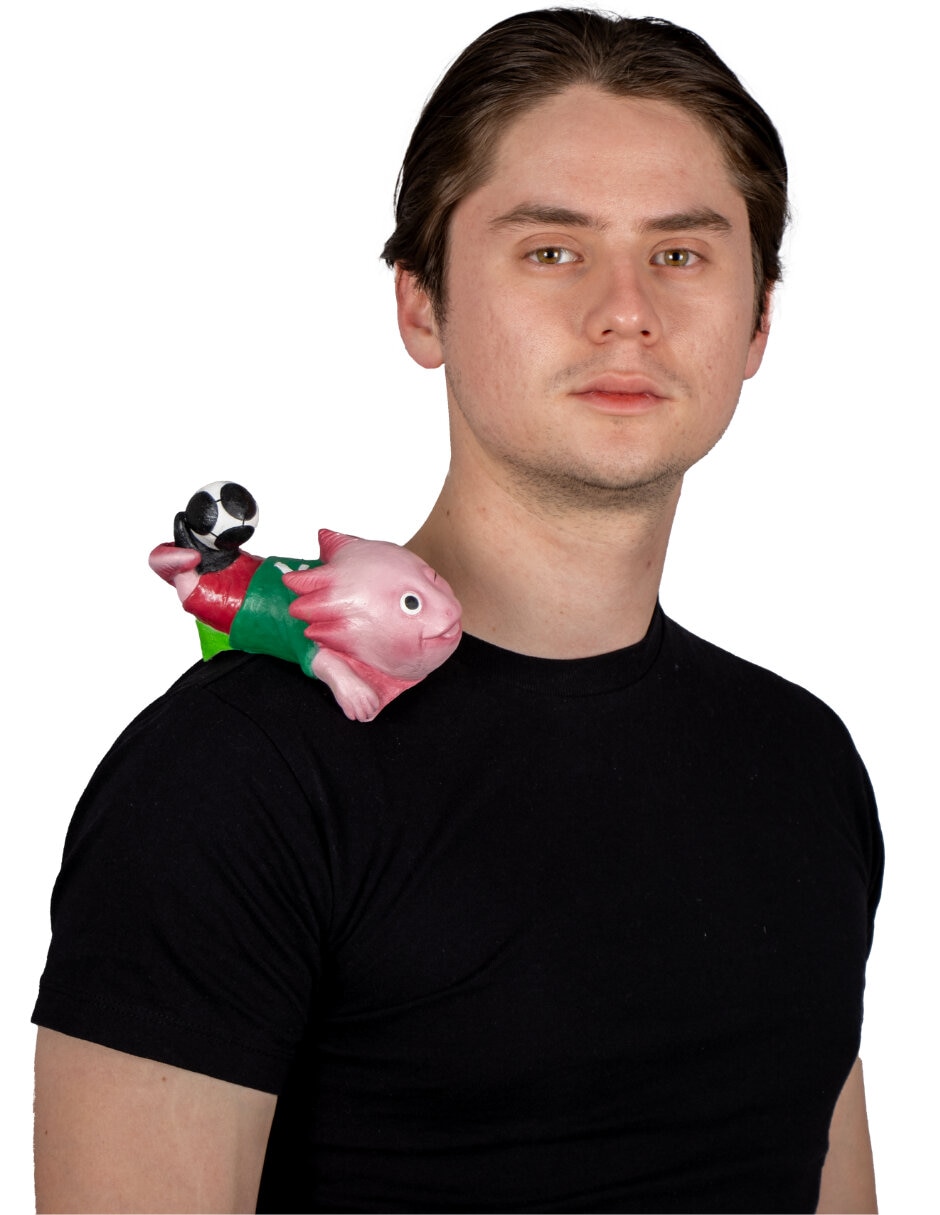 Shoulder buddy para disfraz de Shoulder Buddy Ajolote Delantero Mundial Rev