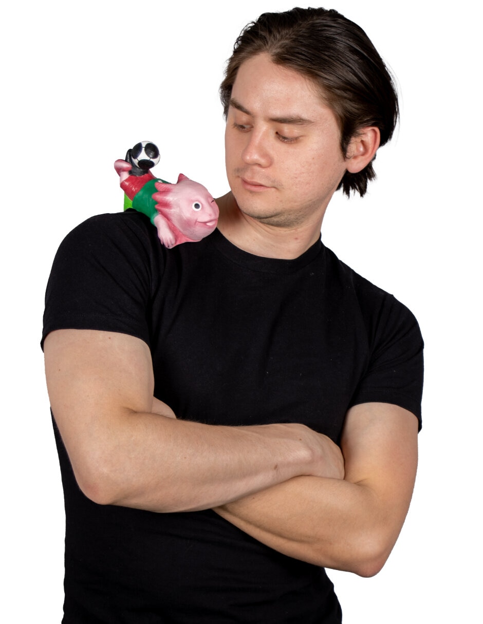 Shoulder buddy para disfraz de Shoulder Buddy Ajolote Delantero Mundial Rev