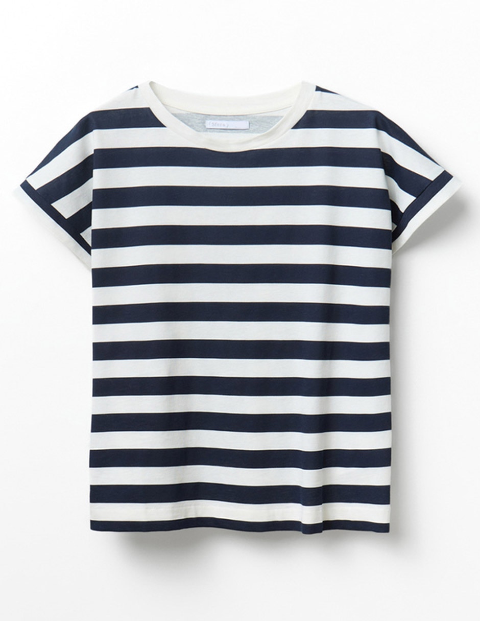 Playera manga corta cuello redondo para mujer 2
