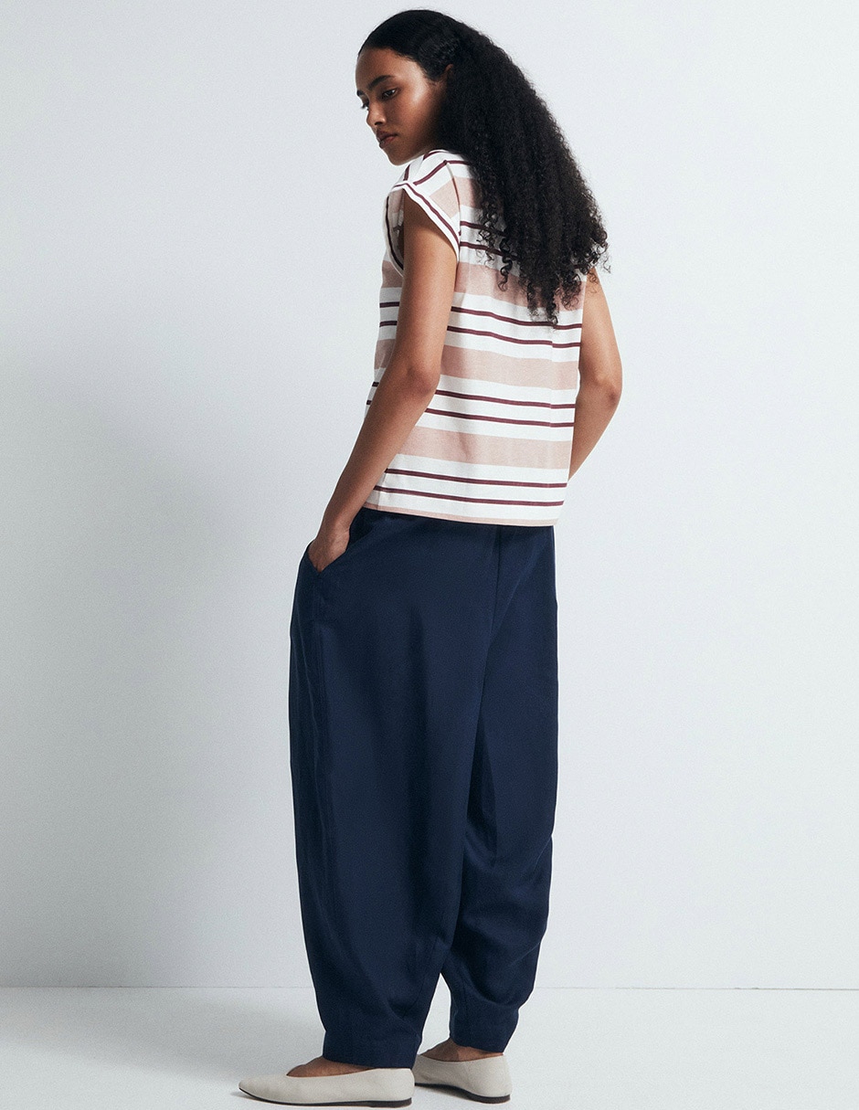 Playera manga corta cuello redondo mujer 3