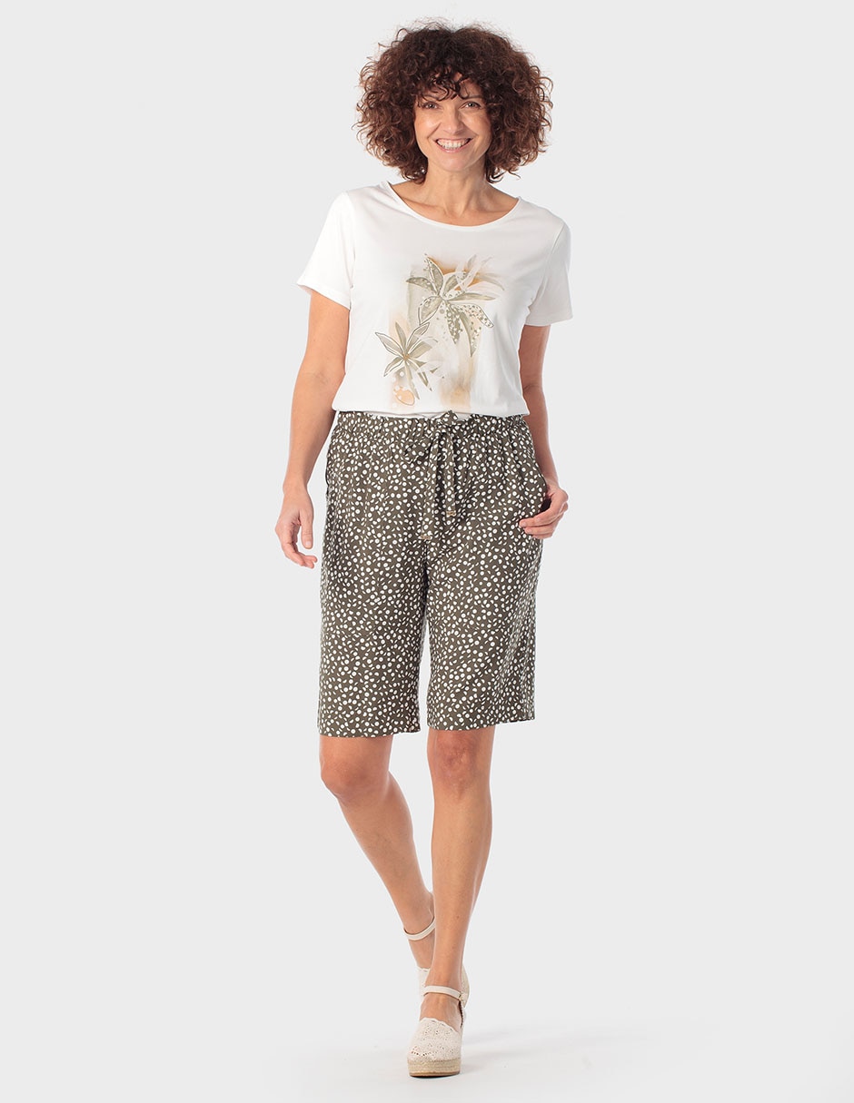 Playera manga corta cuello redondo para mujer 3