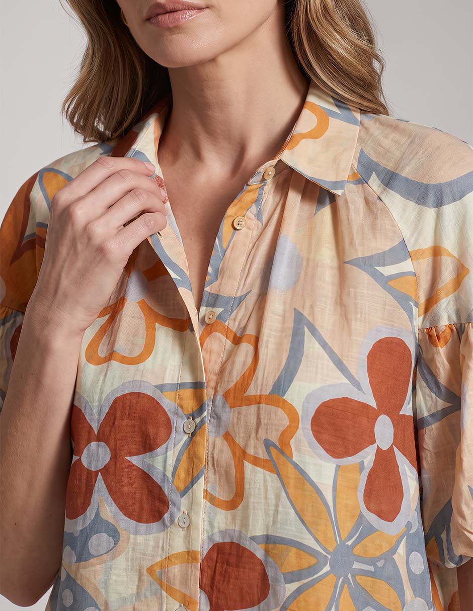 Blusa manga al codo para mujer 3