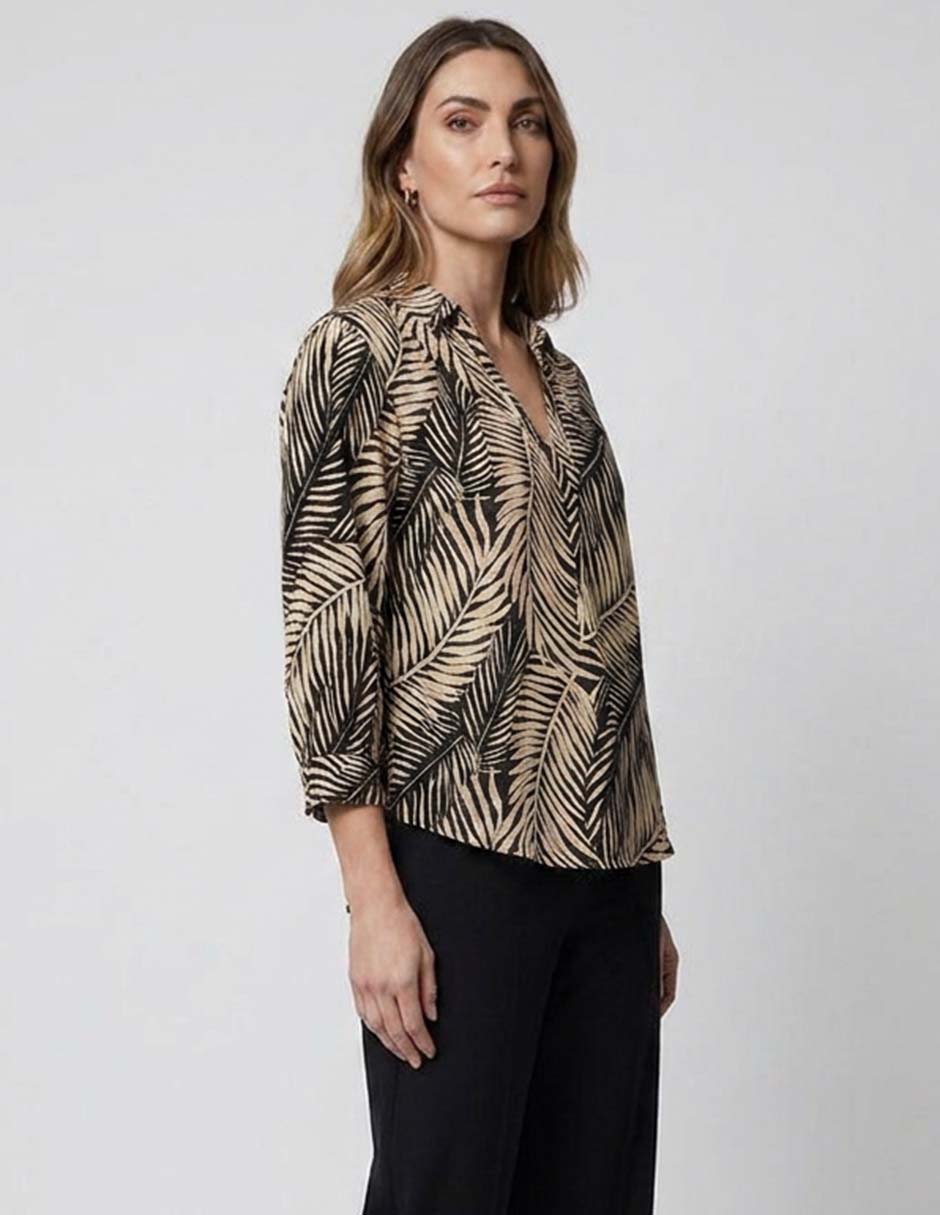 Blusa manga 3/4 para mujer Blusa manga 3/4 para mujer