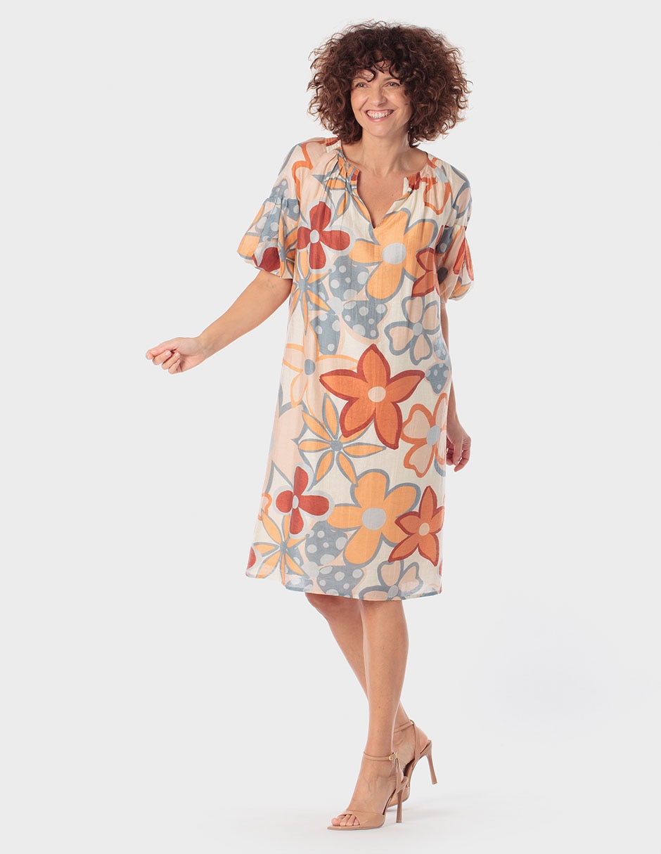 Vestido a la rodilla casual Punt Roma para mujer