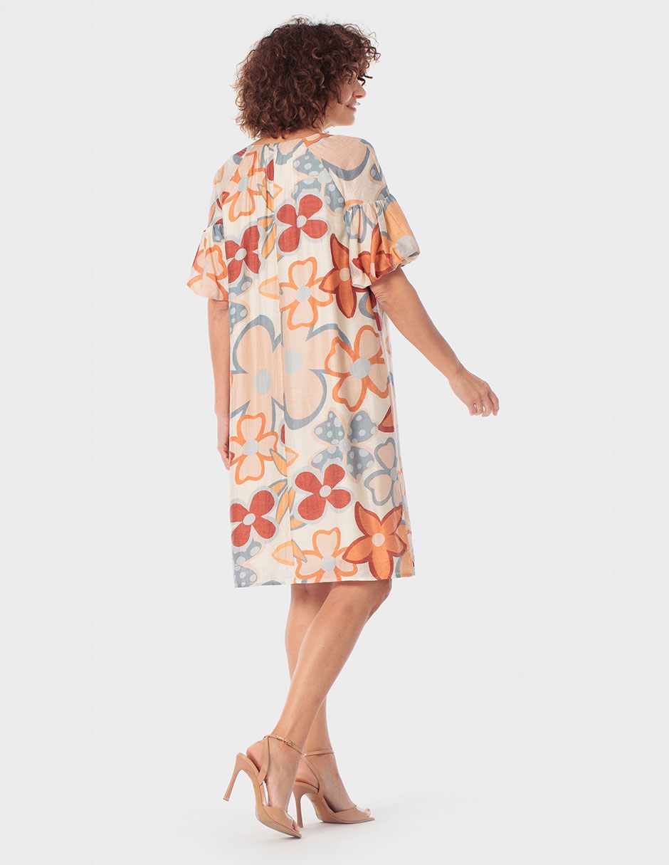 Vestido a la rodilla casual Punt Roma para mujer