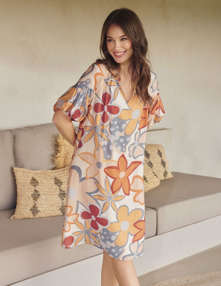 Vestido a la rodilla casual Punt Roma para mujer