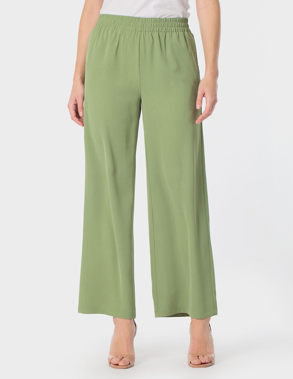 Pantalón relaxed amplio para mujer