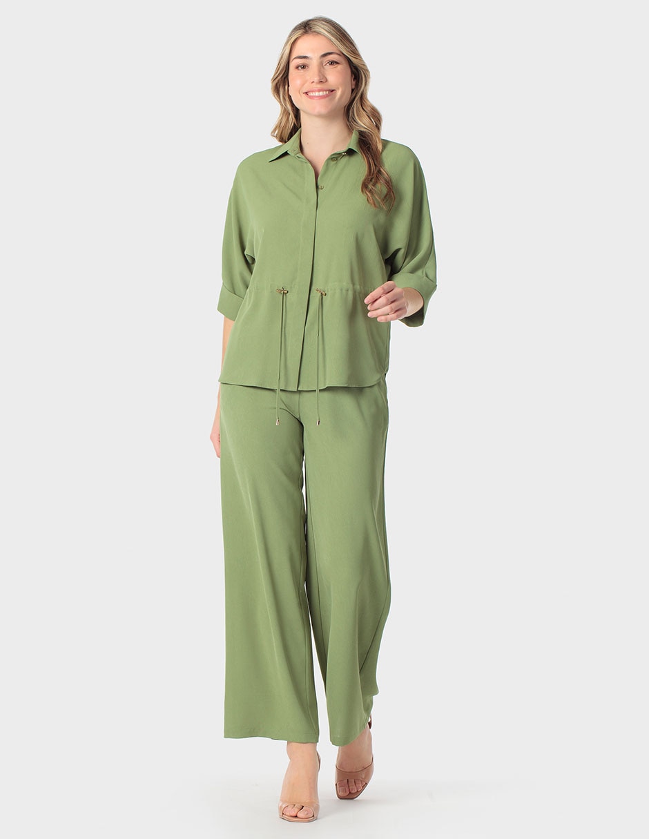Pantalón relaxed amplio para mujer 3