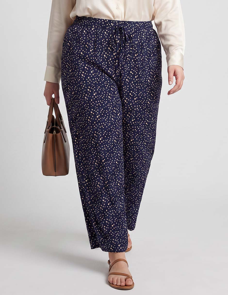 Pantalón relaxed amplio para mujer