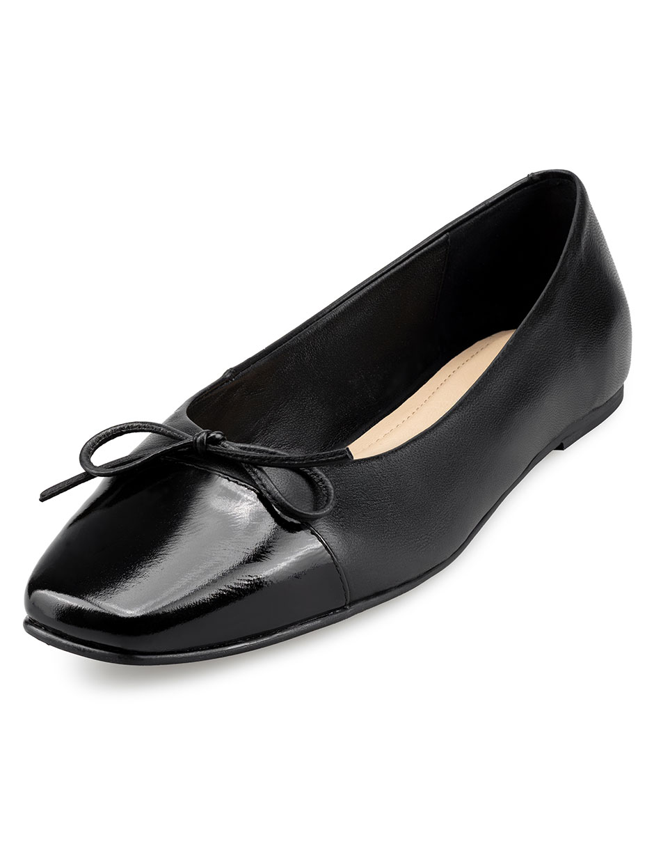 Balerina Davenia de piel para mujer