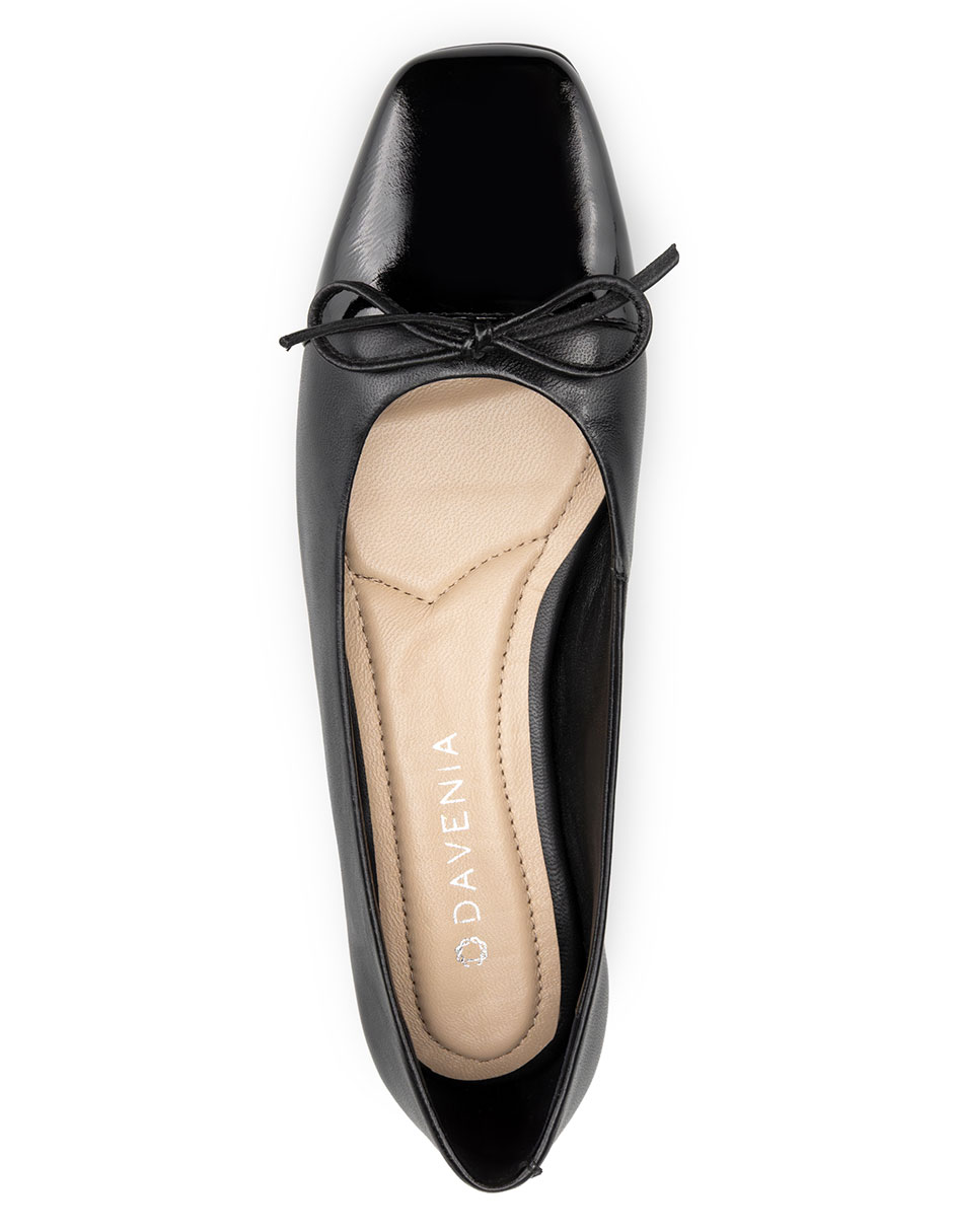 Balerina Davenia de piel para mujer