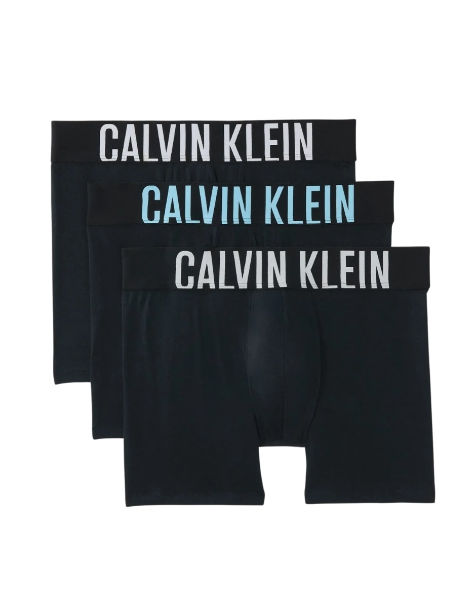 Set bóxer trunk Calvin Klein de algodón para hombre 3 piezas