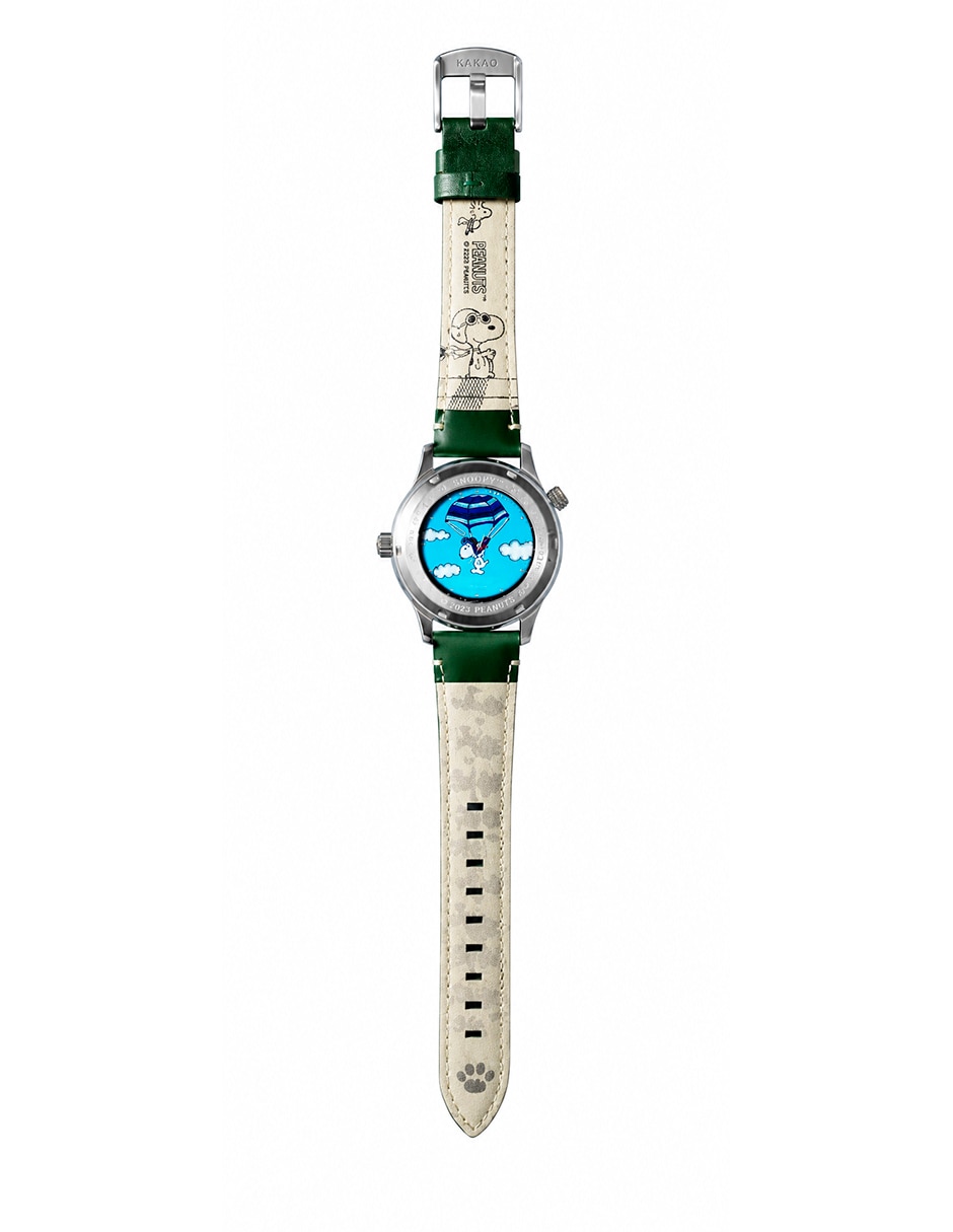 Reloj pulsera Avi-8 Hawker Hurricane Mckellar Dual Time Peanuts Snoopy Flying Ace Edición Limitada para hombre AV-4151-05