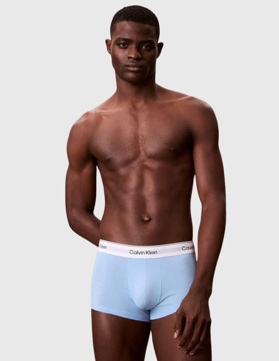 Set bóxer trunk de algodón y elastano para hombre 3 piezas 2