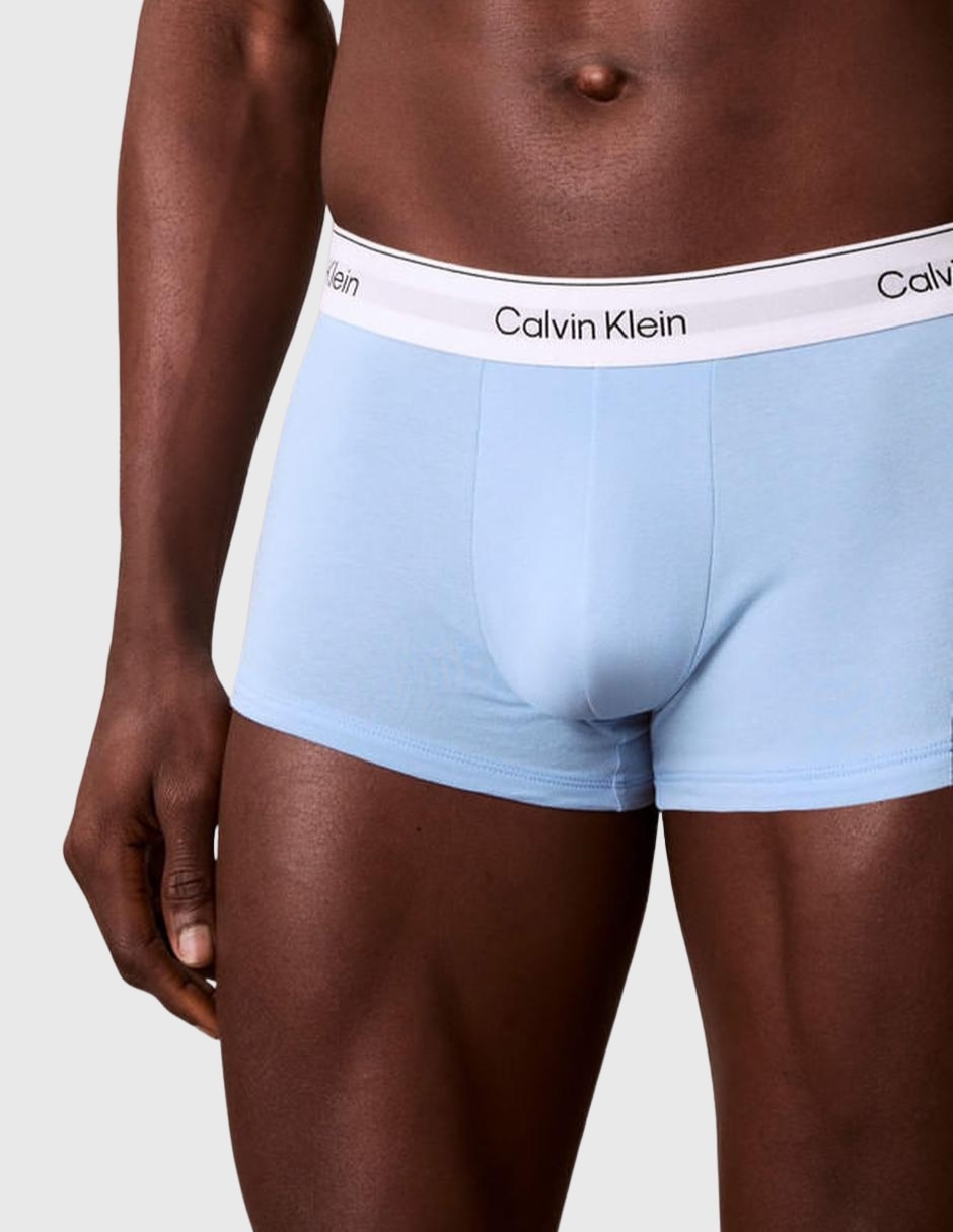 Set bóxer trunk de algodón y elastano para hombre 3 piezas 3