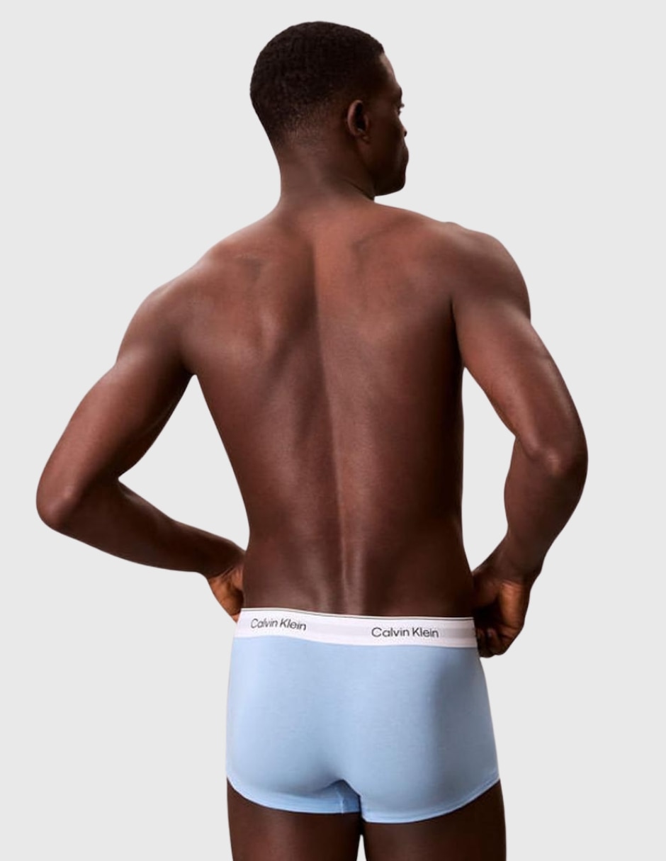 Set bóxer trunk de algodón y elastano para hombre 3 piezas 4