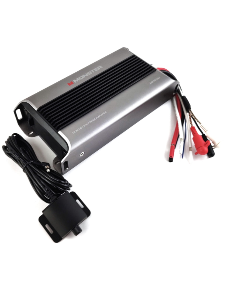 MONSTER Amplificador para auto Monster ARC1600.1 de 12 VDC
