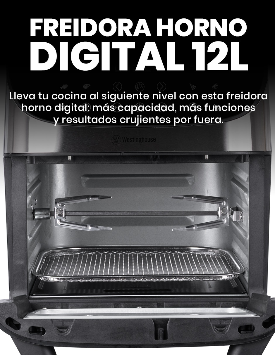 Horno eléctrico freidora WKAF6103 12 L 4