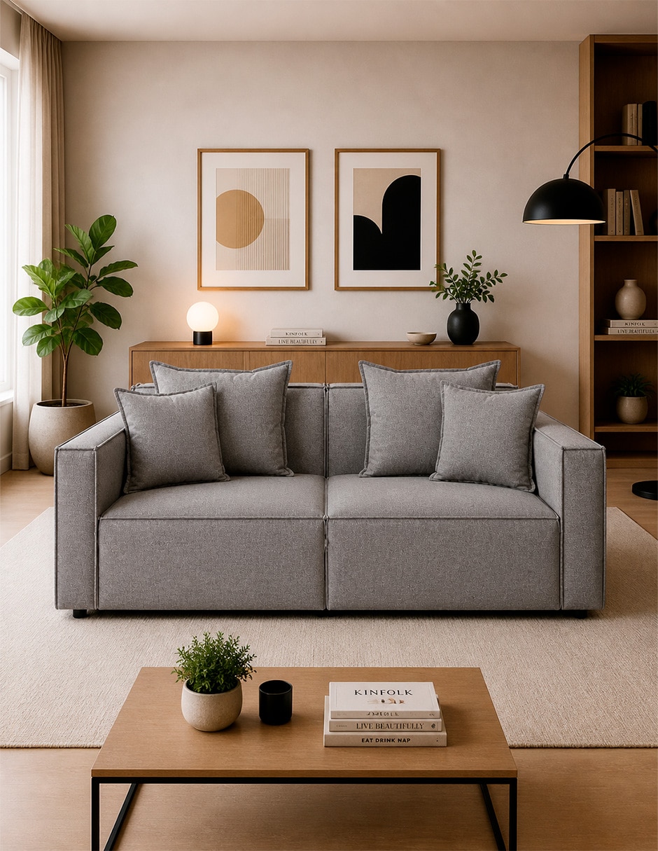 Sofá cama Tokio de Madera y tela 8
