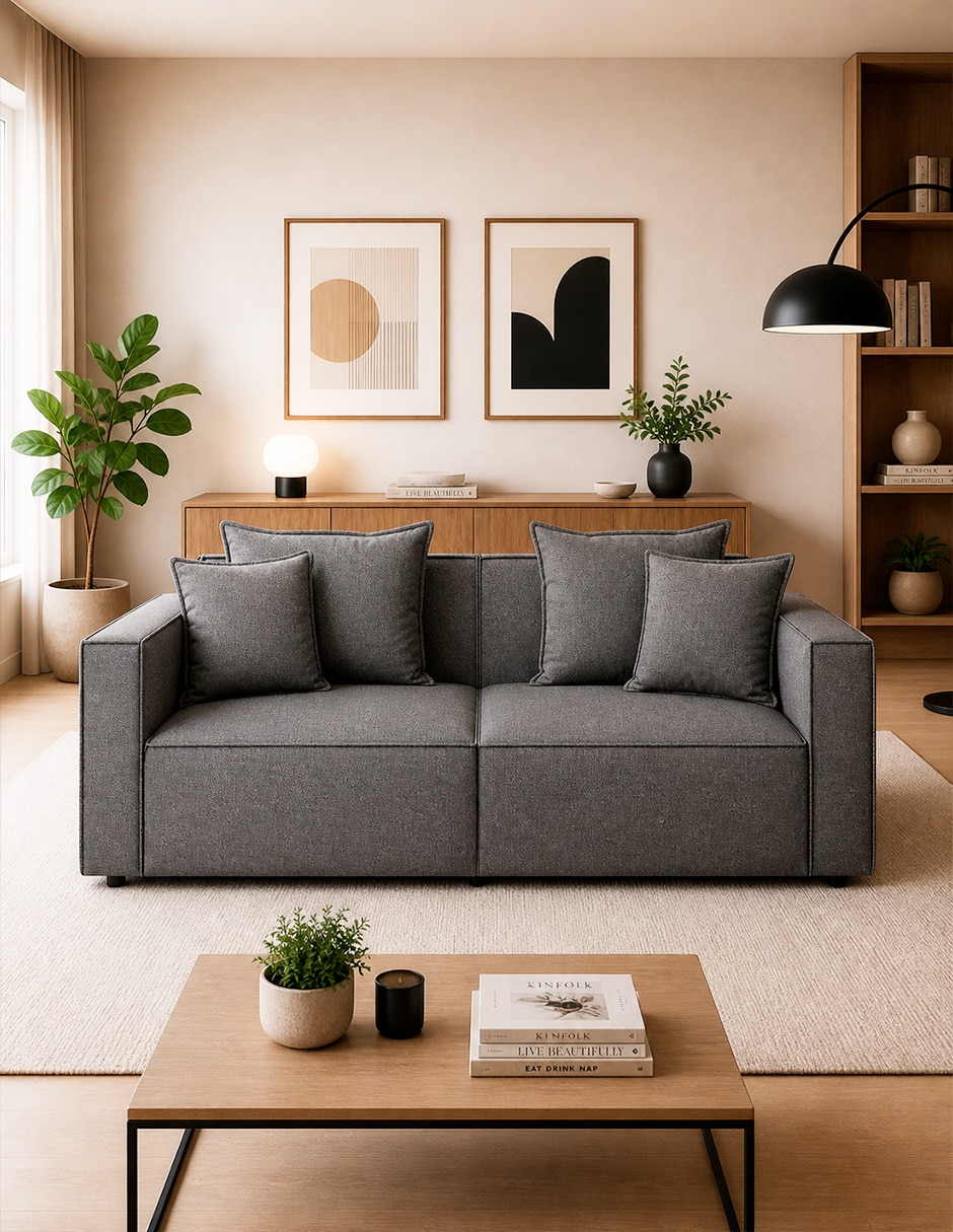 Sofá cama Tokio Mi Sofa MX de Madera y tela