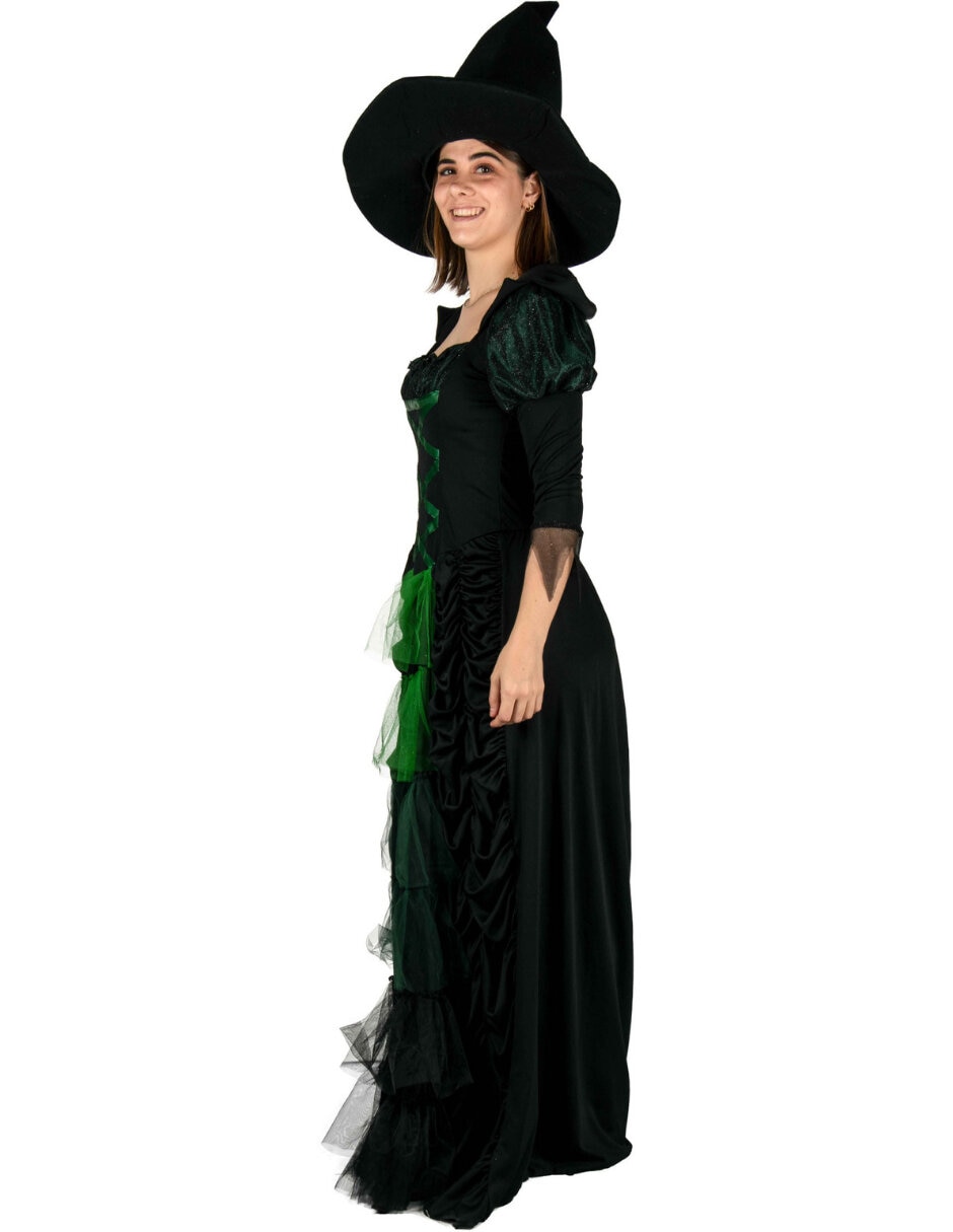 Disfraz Rev de bruja halloween para mujer