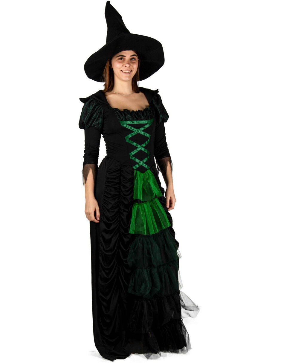 Disfraz Rev de bruja halloween para mujer