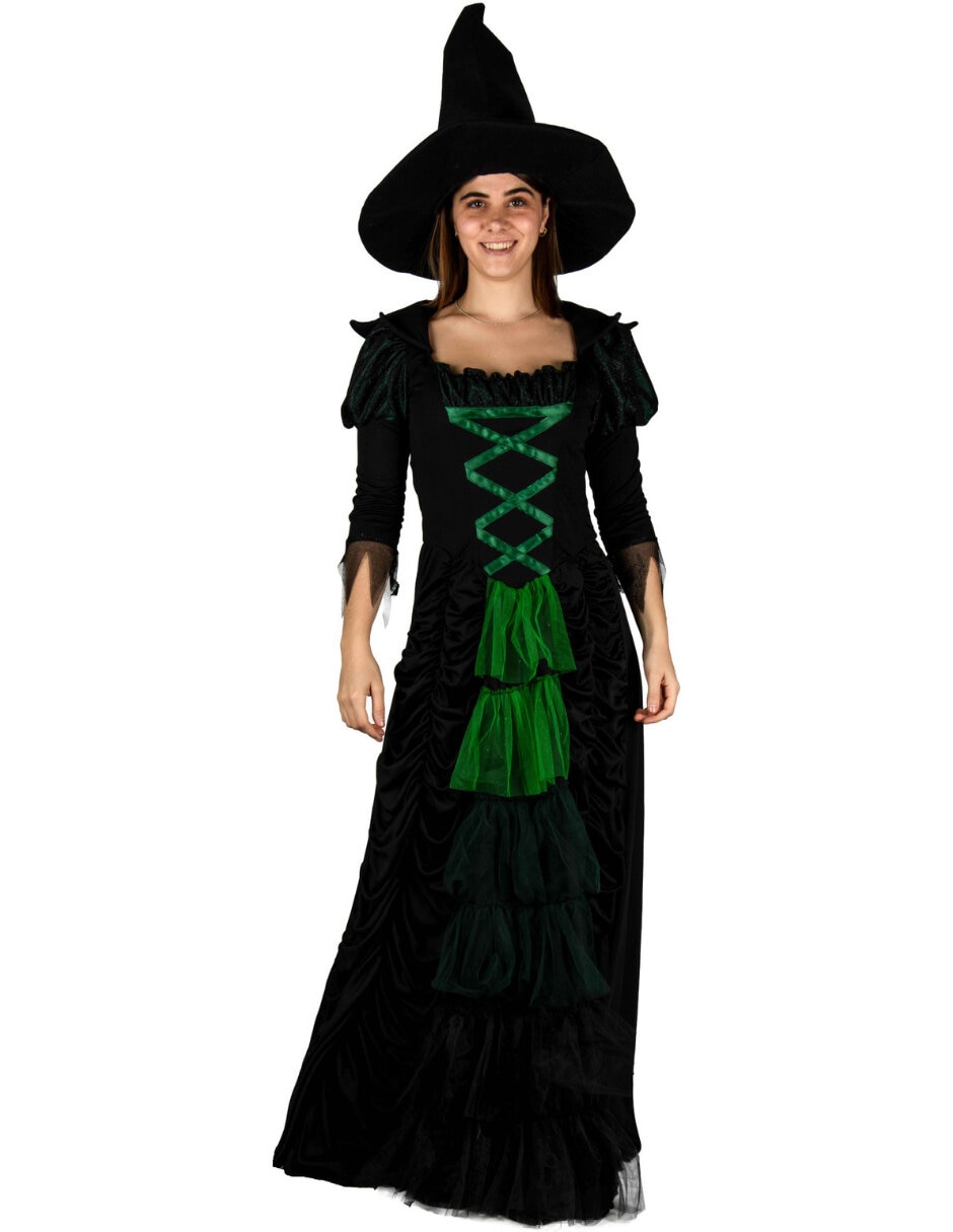 Disfraz Rev de bruja halloween para mujer
