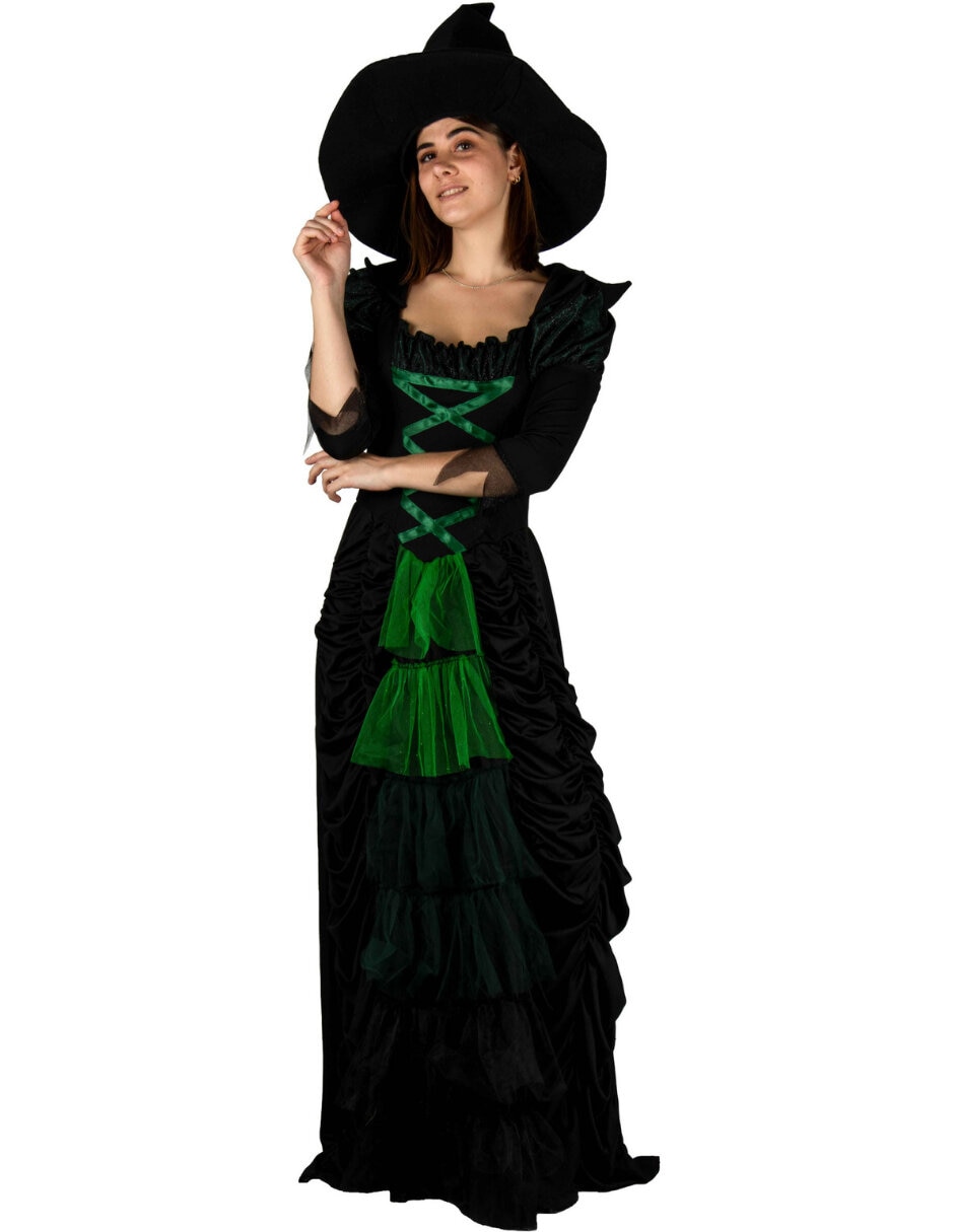 Disfraz Rev de bruja halloween para mujer