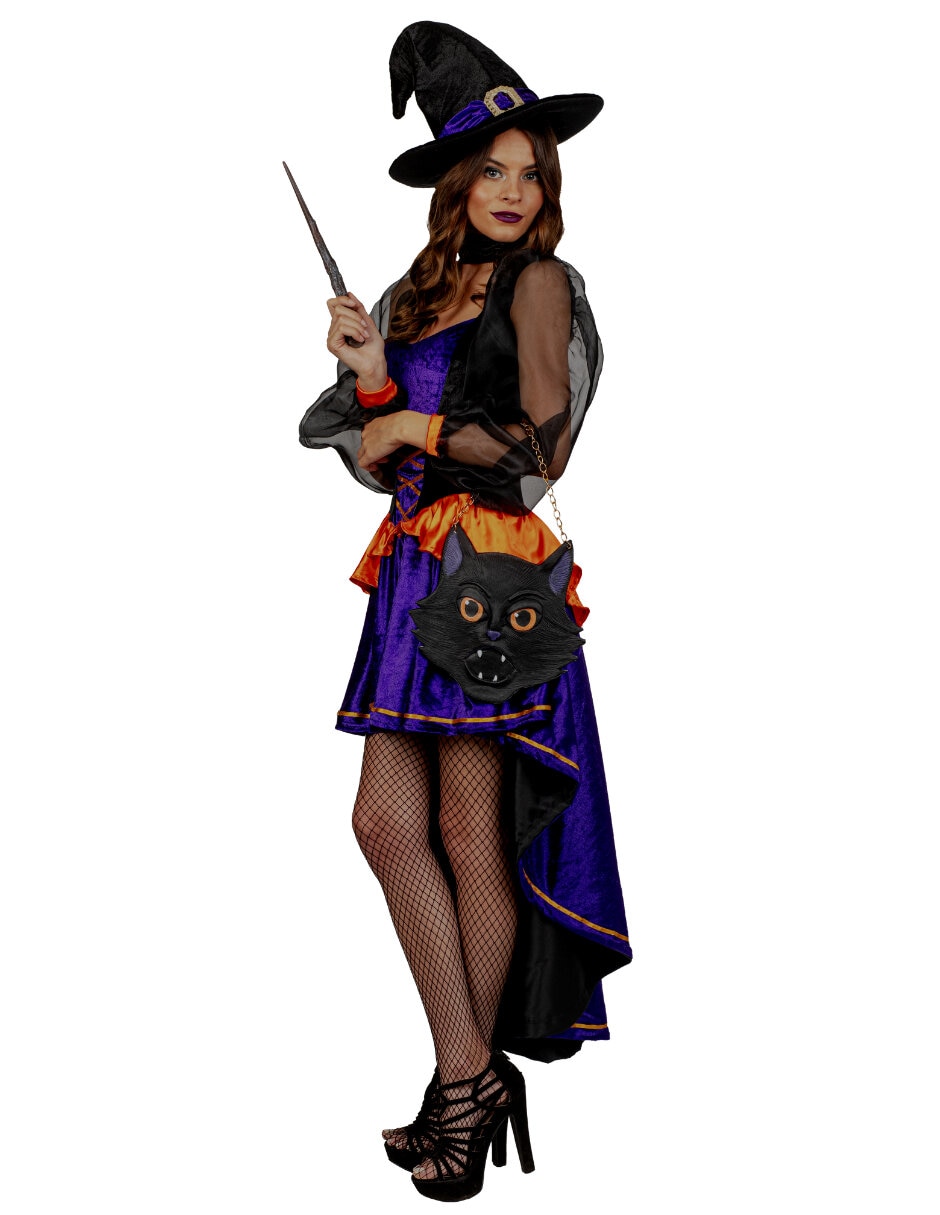 Disfraz Rev de bruja halloween para mujer