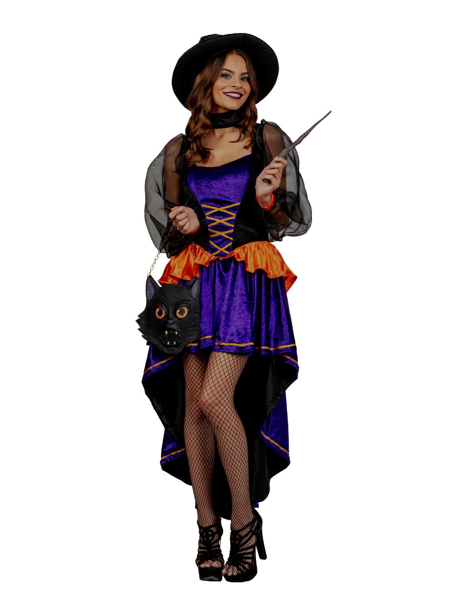 Disfraz Rev de bruja halloween para mujer