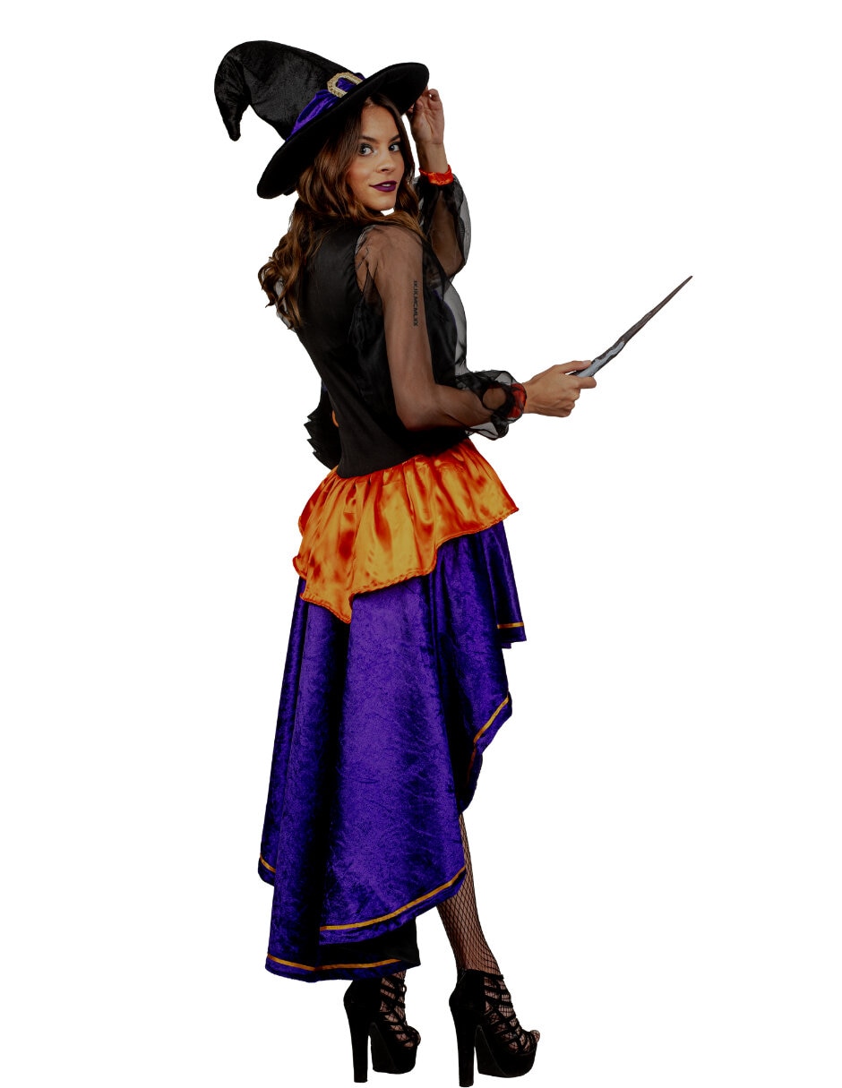 Disfraz Rev de bruja halloween para mujer